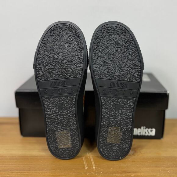 New Melissa Ground III AD Slip-On Sneaker in Brown/Green PVC Women's Size 6 - Picture 8 of 10